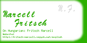 marcell fritsch business card